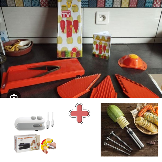 قطاعة الخضروات وحفارة خضر